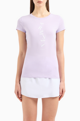 T-Shirt Women Violet Armani Exchange Camiseta